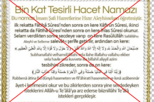 1000 Kat Daha Tesirli Ve Faziletli Hacet Namazi Uydurma Mi