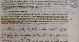 Istihare Namazi Duasi
