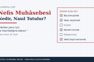 Kareli defter zerinde nefis muhsebesi cetveli ve Har sresi 18. yet