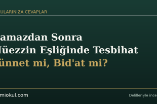 Namazdan sonra müezzin eşliğinde tesbihat sünnet mi bidat mi